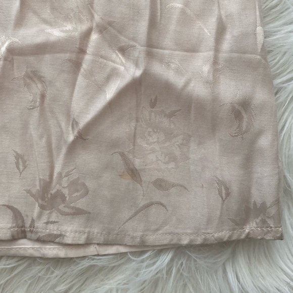 Lulus Light Pale Pink Halter Neck Sleeveless Leg Slit Satin Jacquard Maxi Dress - Picture 16 of 16